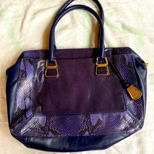 Cole Haan crocodile leather purse